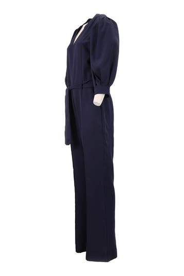 Aaiko Jumpsuit in maat M Blauw, Kleding | Dames, Truien en Vesten, Aaiko, Verzenden, Zo goed als nieuw, Blauw