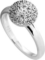 Diamonfire - Zilveren ring met steen Maat 16.0 - Pav‚ bol, Verzenden, Nieuw