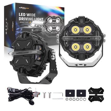 3.5 160W LED Driving Light voor SUV 4x4 ATV IP68 RGB DRL..., Verzenden, Nieuw
