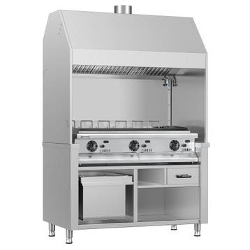 GGM Gastro | Gasbarbecue BERLIN - 21kW - 6 grillroosters - |, Verzenden, Nieuw