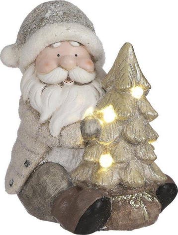 2dekans | House of Seasons Kerstman Kerstbeeld met, Diversen, Kerst, Ophalen of Verzenden, Zo goed als nieuw