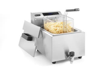 Hendi Friteuse Profi Line Met Aftapkraan Digitaal | 8L | Hen, Ophalen of Verzenden, Nieuw in verpakking