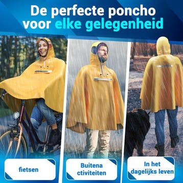 2dekans | Nextcover Regenponcho Fiets voor Dames en Heren |, Ophalen of Verzenden, Zo goed als nieuw