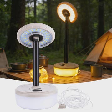 2-in-1 Campinglamp met Sfeervolle Lichtketting - Draagbaar &, Verzenden, Nieuw