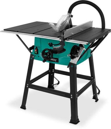2dekans | VONROC Zaagtafel 2000W – Ø250mm - Groot werkblad -, Ophalen of Verzenden, Zo goed als nieuw, VONROC