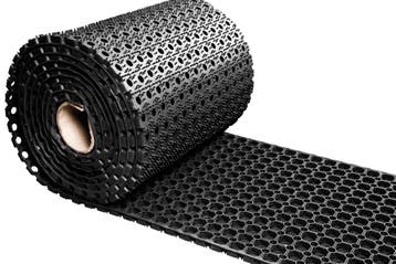 Rubber ringmat op rol - Dikte 16 mm - Breedte 50 cm, Tuin en Terras, Verzenden, Nieuw