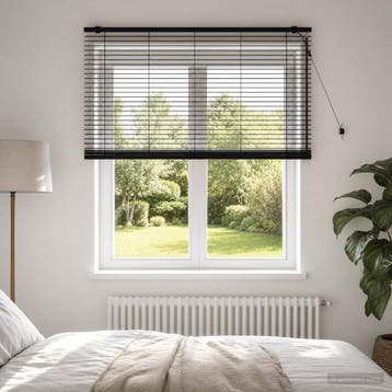 vidaXL Venetiaanse jaloezie Zwart 150 x 160 cm 35 mm, Verzenden, Nieuw, Zwart