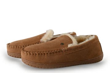 Warmbat Australia Pantoffels in maat 43 Cognac, Overige kleuren, Verzenden, Zo goed als nieuw, Pantoffels of Sloffen