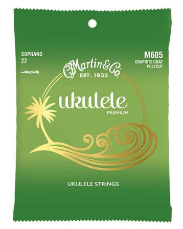 Martin M605 Premium Polygut Soprano ukulele snaren .022, Verzenden, Nieuw