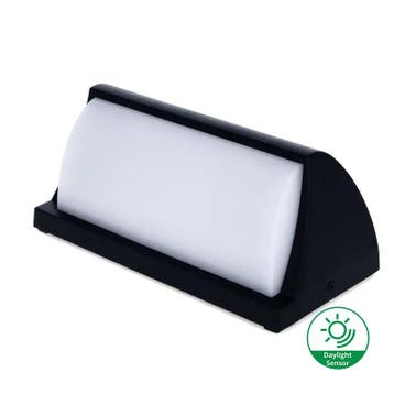 LED BULKHEAD | JULIET | 12W | LICHTSENSOR | ZWART, Nieuw