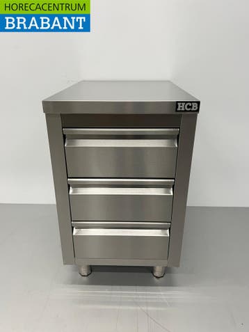 RVS Werkkast Kast Werktafel Premium-line Ladenkast 3 laden, Ophalen of Verzenden, Nieuw in verpakking