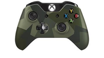Xbox One Controller - Armed Forces Limited Edition -, Ophalen of Verzenden, Zo goed als nieuw