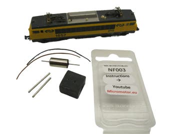 micromotor NF003G N ombouwset voor fleischmann NS1600 SNCF, Overige merken, Gelijkstroom, Verzenden, Overige typen