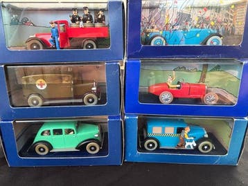 Atlas 1:43 - Modelbouwdoos (6) - Voitures Tintin en Amérique, Boeken, Nieuw