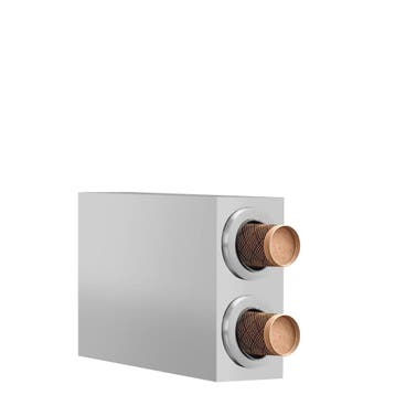 GGM Gastro | Dubbele bekerdispenser - RVS - Ø71-79mm |, Verzenden