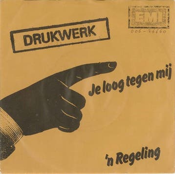 vinyl single 7 inch - Drukwerk - Je Loog Tegen Mij / n R..., Verzenden, Zo goed als nieuw, 7 inch, Nederlandstalig