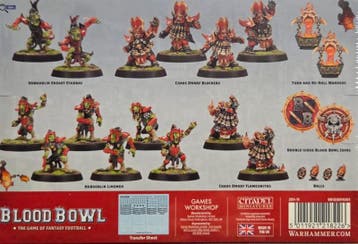 Chaos Dwarf Blood Bowl Team (Warhammer nieuw), Ophalen of Verzenden, Nieuw