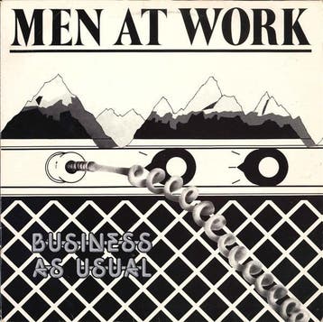 Men At Work - Business As Usual, Ophalen of Verzenden, Gebruikt