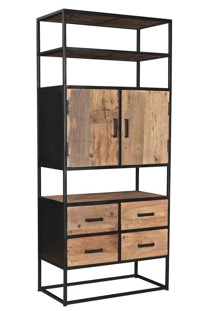 Stijlvolle vakkenkast Dakota - 100 cm, Huis en Inrichting, Kasten | Overige