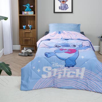 Lazy all-in-one kinderdekbed Disney Stitch - 1-persoons |, Verzenden, Nieuw, Meerkleurig