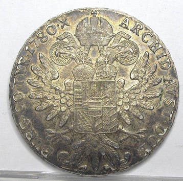 Oostenrijk. Maria-Theresia. Thaler (taler) 1780 / 1936-1961,