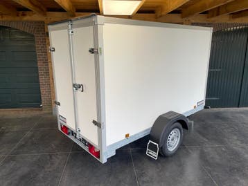Gesloten aanhangwagen 257 x 131 x 150cm 750kg nieuw, Ophalen, Nieuw