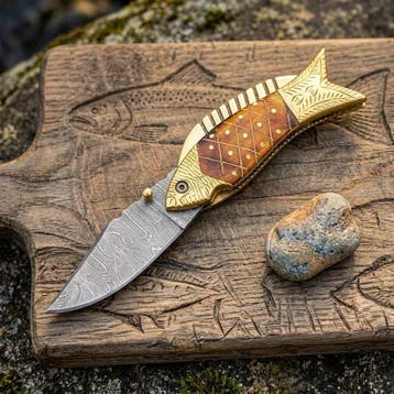 Custom Made Folding Knife - Zakmes (2) Industrieel design -