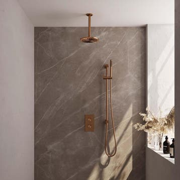Brauer Copper Edition Thermostatische Regendoucheset Inbouw, Ophalen of Verzenden, Nieuw