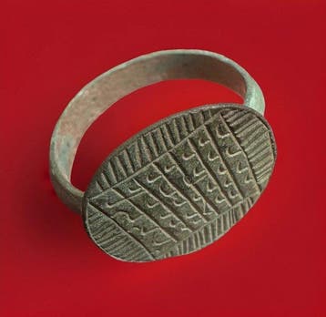 Byzantijns Brons ring - groot - (mogelijk vroege, Sieraden, Tassen en Uiterlijk