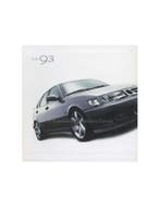 2002 SAAB 9-3 BROCHURE NEDERLANDS, Nieuw, Author