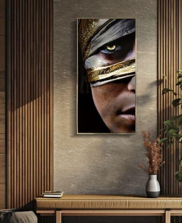 NAIROBI GELAKT CANVAS MET FRAME -A- CM 52X4X102, Ophalen of Verzenden, Nieuw
