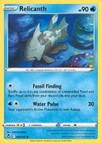 Relicanth 044/195 Reverse Holo  Silver Tempest, Ophalen of Verzenden, Nieuw, Losse kaart, Foil