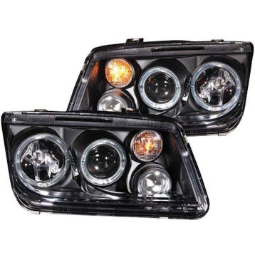 ANZO 1999-2005 Volkswagen Jetta Projector Headlights w/ Halo, Ophalen of Verzenden, Nieuw