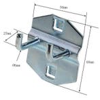 Dubbele korte haak voor gereedschapsbord, Ophalen of Verzenden, Nieuw