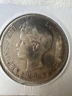 Spanje. Alfonso XIII. 5 Pesetas 1898 SGV (Zonder