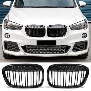 Grille glans zwart geschikt voor BMW X1 F48 | 2015-2019