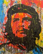 Joaquim Falco - EL CHE ON COKE. XXL Hand Painted, Antiek en Kunst
