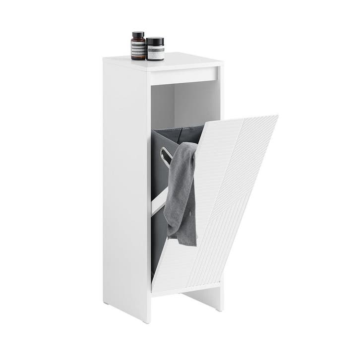 2dekans | SoBuy Linnenkast - BZR154-W - Badkameronderkast -, Huis en Inrichting, Badkamer | Badtextiel en Accessoires, Wit, Zo goed als nieuw