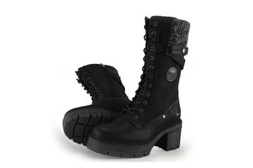 Mustang Snowboots in maat 37 Zwart, Kleding | Dames, Schoenen, Verzenden, Zwart, Snowboots, Zo goed als nieuw