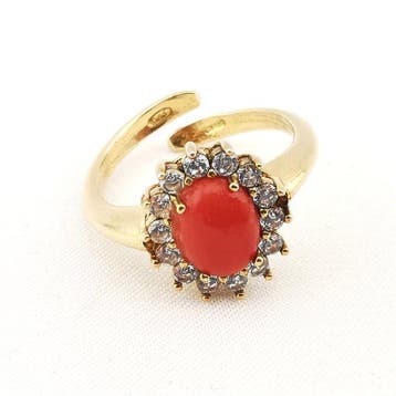 Koraal - Argento 925 - Ring - Italiaans handwerk