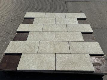 Veiling - 17,26 M2 Betontegel-Print Beige 30x60x4 Cm, Tuin en Terras, Nieuw