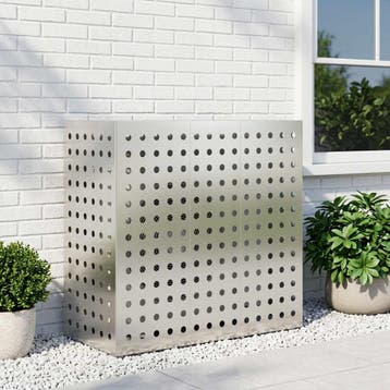 vidaXL Airconditioner hoes zilver 110 x 50 x 105 cm, Verzenden, Nieuw