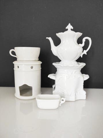 Porcelaine de Paris et Limoges - Theepot (2) - theepot voor