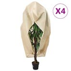 vidaXL Plantenhoezen met ritssluiting 4 st 70 g/m² 2,36x2 m, Verzenden, Nieuw