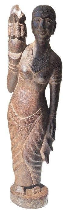 Bali girl - sculptuur - Indonesië (Zonder minimumprijs), Antiek en Kunst