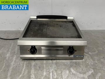RVS Metos Bakplaat Glad 80 cm 400V Horeca, Zakelijke goederen, Ophalen of Verzenden, Gebruikt