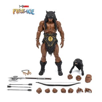 Fire and Ice Frazetta Action Figure 1/12 Darkwolf (Version 2, Ophalen of Verzenden, Nieuw