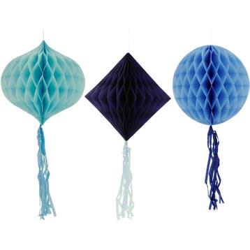 Honeycomb Set Bold Blue 3-Delig, Ophalen of Verzenden, Nieuw