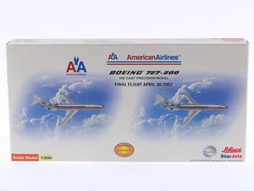 Schaal 1:500 Schuco/StarJets 3557609/SJAAL151A American A..., Ophalen of Verzenden, Gebruikt