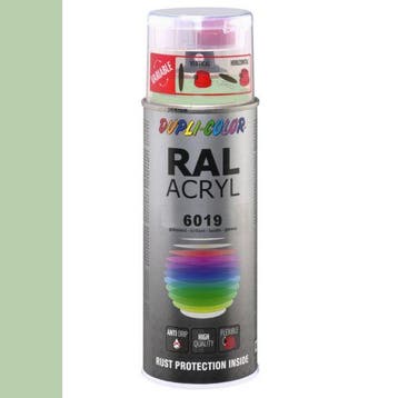 Dupli-Color Ral Acryl Ral 6019 Pastel Groen Hoogglans 400 ml, Ophalen of Verzenden, Nieuw